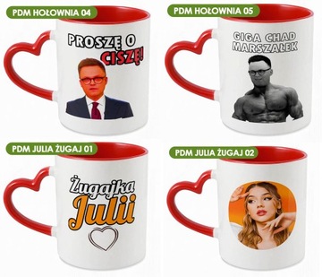 КРУЖКА С КРАСНЫМ СЕРДЦЕМ PDM HOŁOWNIA 05 ПОДАРОК