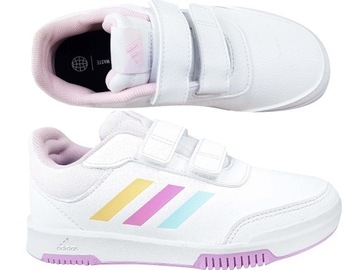 ШКОЛЬНЫЕ ОБУВИ ADIDAS, БЕЛАЯ ПОДОШВА, БЕЛАЯ ЗАЛИПКА