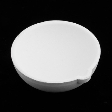 Biały tygiel krzemionkowy do topienia złota, biały, 750g 9x3cm