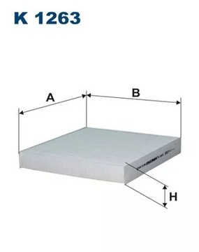 FILTRON K 1263 FILTR VENTILACE PROSTORU PASAŽÉR