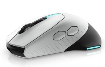 Mysz bezprzewodowa 610M Dell Alienware AW610M z czujnikiem optycznym Lunar Light