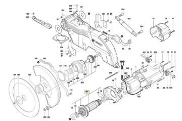 Модуль для торцовочной пилы Bosch GCM 80, 800, 8000 SJ