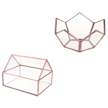 2/zestaw geometryczna doniczka na sukulenty do ter