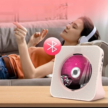 ПОРТАТИВНЫЙ CD-ПЛЕЕР BLUETOOTH5.0 ДИНАМИК РАДИО AUX USB FM MP3 5 РЕЖИМОВ