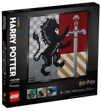 LEGO ART BLOCKS 31201 ГАРРИ ПОТТЕР ХОГВАРТС ГЕРБЫ