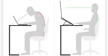 АЛЮМИНИЕВАЯ НАСТОЛЬНАЯ ПОДСТАВКА ДЛЯ НОУТБУКА ПЛАНШЕТА UNI