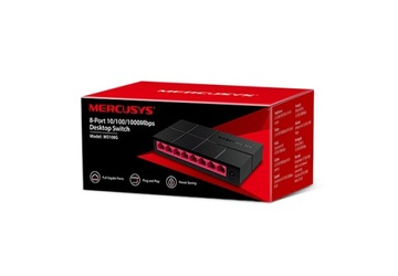 Switch Mercusys MS108G 8x 10/100/1000 Mb/s