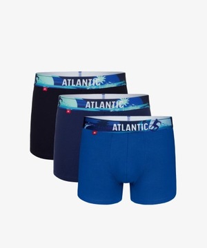 Мужские боксеры Atlantic Mix Blue 164 3 шт. L