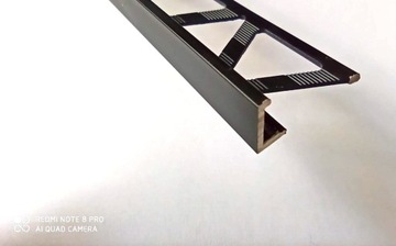 Listwa narożna krawędziowa czarna 10mm 250cm