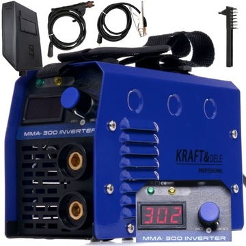 SPAWARKA INWERTEROWA 300 MMA DIN LCD + TARCZA