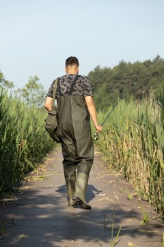 DUNLOP Fishing Waders Высокие брюки Рыболовные подтяжки Зеленый