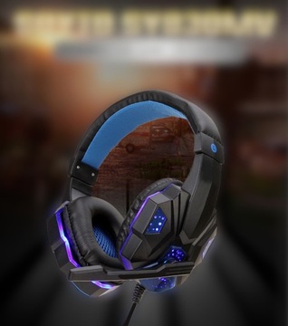 ИГРОВЫЕ НАУШНИКИ С МИКРОФОНОМ ДЛЯ ГЕЙМЕРОВ