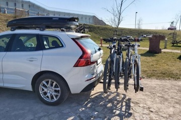 BAGAŻNIK ROWEROWY NA HAK PLATFORMA 4 ROWERY 7 PIN