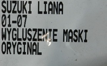 SUZUKI LIANA 01-07 TLUMENÍ KAPOTY + SPONKY