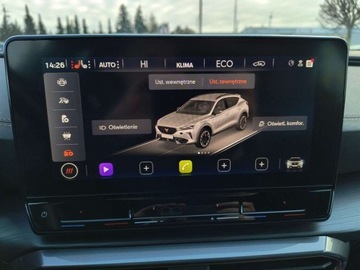 Cupra Formentor Crossover PHEV 1.4 e-HYBRID 204KM 2023 Cupra Formentor hybryda serwis ASO 1.4hyb 205KM bezwypadkowy LED dos.zakre, zdjęcie 37