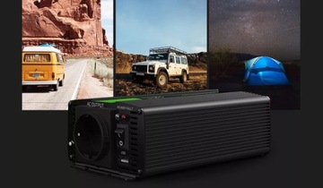 Przetwornica GREEN CELL 12V na 230V 300W/600W