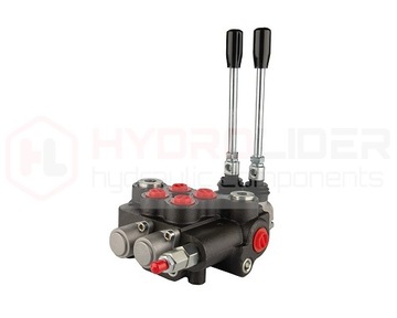 ROZDZIELACZ HYDRAULICZNY 2 SEKCYJNY 80L ORYGINAŁ HYDROLIDER JAKOŚĆ PREMIUM