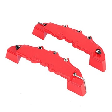 Комплект универсальных 3D накладок на суппорты дисковых тормозов автомобиля GS