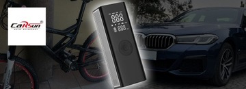 КОМПРЕССОР АВТОМОБИЛЬНЫЙ КОМПРЕССОРНЫЙ НАСОС Powerbank 7800мАч 120Вт 35л/мин 10бар
