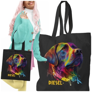 TORBA PIES CHOCOLATE PERSONALIZACJA PREZENT IMIE