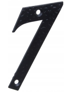CYFRA METALOWA PRZYKRĘCANA RETRO 10 cm '7'