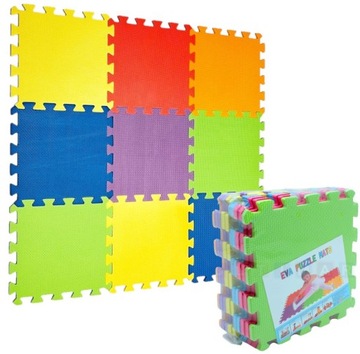 10 Sztuk DUŻE PUZZLE PIANKOWE Mata na Podłogę 30cm