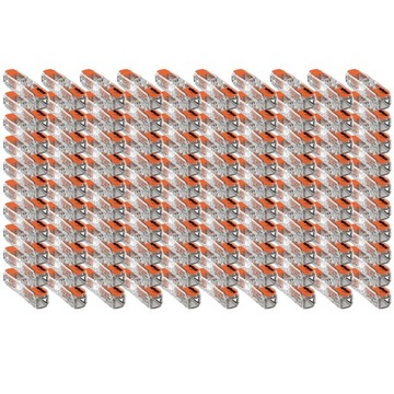 100x WAGO ZŁĄCZKA PRZELOTOWA 221-2411 2x0,2-4mm2