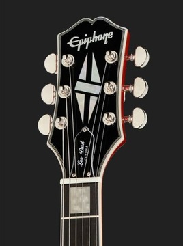 Epiphone Les Paul Custom фигурный прозрачный красный - электрогитара
