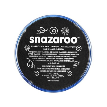 Farba do malowania twarzy - Snazaroo - czarna