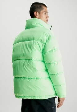Kurtka zimowa neon zielony Calvin Klein L