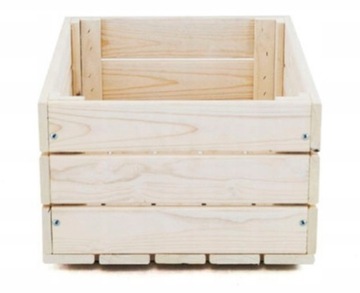 Деревянный ящик для фруктов, овощей и игрушек.