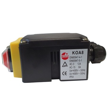 WYŁĄCZNIK włącznik KOA8 KEDU do silnika 400V 3 faz