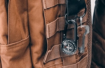 ТУРИСТИЧЕСКИЙ КОМПАС КАРАБИН BUSOL БРЕЛОК ДЛЯ БРЕЛОК