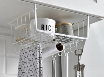 ПОДВЕСНАЯ КОРЗИНА ПОЛКА ДЛЯ ХРАНЕНИЯ ОРГАНИЗАТОР КОРЗИНА МЕТАЛЛИЧЕСКИЙ ШКАФ