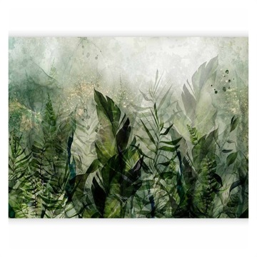 FOTOTAPETA NATURA ZIELONE LIŚCIE TROPIKALNE TAPETA NA ŚCIANĘ SALON 500x350