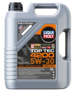 8973 LIQUI MOLY TOP TEC 4200 NEW GENERATION 5W30 5L