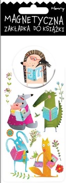 ZWIERZAKI ZAKŁADKA MAGNETYCZNA NA KSIĄŻKI