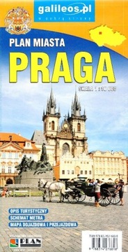 PRAGA plan miasta 1:10 000 STUDIO PLAN