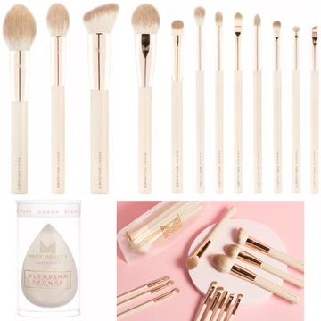 ZESTAW 12 PĘDZLI MANY BEAUTY KNOW YOUR BASICS - VANILLA