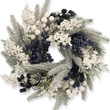 WIANEK STROIK SOSNOWY ŚWIERKOWY BOŻE NARODZENIE Z BORÓWKĄ I DODATKAMI