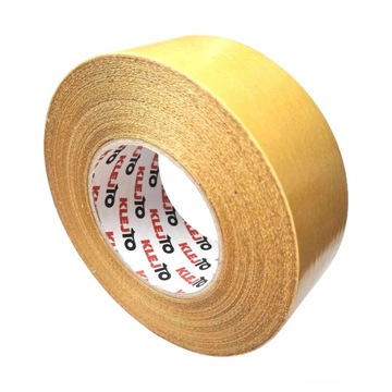 TAŚMA DWUSTRONNA ZBROJONA 12mmx50m DO ŁĄCZENIA MEMBRANY ŻÓŁTEJ FOLII