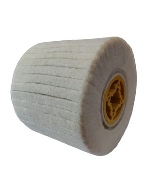 Полировальный валик Круг фетровый цилиндрический шлифовальный для полировальной машины 120 х 100 мм из шерсти