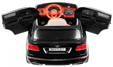 Автомобиль на аккумуляторе Bentley Bentayga детский Черный + колеса EVA + магнитола MP