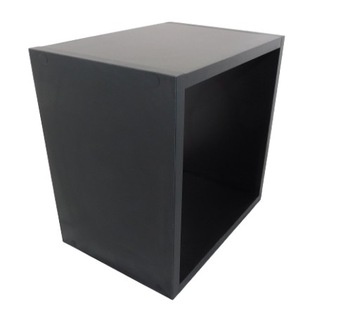 Тумбочка прикроватная Полка BLACK Matt White Square Hanging