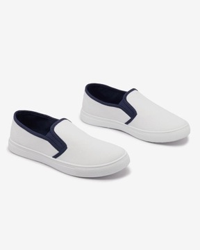 BIAŁE DAMSKIE TENISÓWKI SLIP ON WERIXA 39