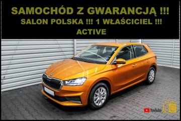 Skoda Fabia IV 1.0 TSI 110KM 2023 Škoda Fabia Skoda Fabia GWARANCJA + Salon POLSKA