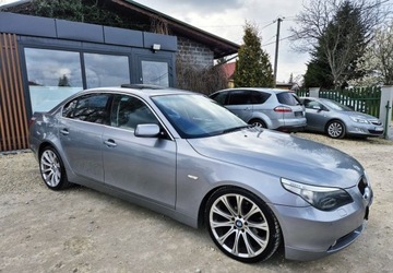 BMW Seria 5 E60 2005 BMW Seria 5 BENZYNA R6 177KM SKORA automat atrakcyjny wyglad okazja, zdjęcie 7