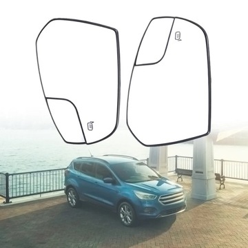 LeftCar lewy prawy podgrzewane tylne szkło lustrzane dla Ford Escape 2017 2