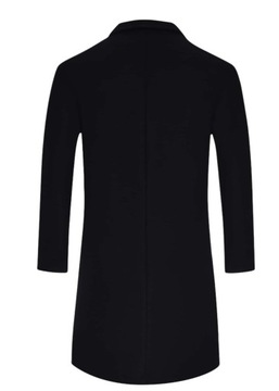 SHEIN ЧЕРНОЕ МУЖСКОЕ ПАЛЬТО ОДНОПАРАННОЕ S V7A