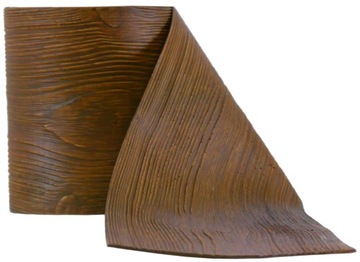 Гибкая фасадная доска каштан 16